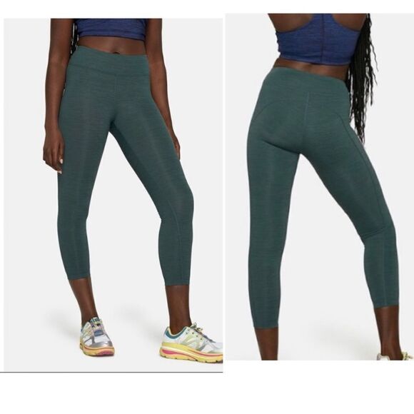 OUTDOOR VOICES Flex 7/8 Length Evergreen Leggings-S - Picture 1 of 10